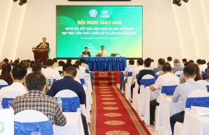 Hội nghị Giao ban “Đánh giá kết quả năm 2020 và Bàn giải pháp đạt mục tiêu xuất khẩu gỗ và lâm sản năm 2021”.